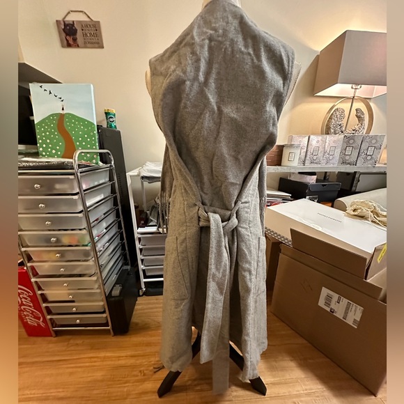 Sleeveless wool wrap Allsaints - Picture 3 of 10